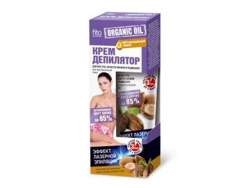 Крем-депилятор д/чувств.кожи Фитокосметик Organic Oil 100мл для ног, рук, области бикини и подмышек