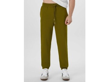 Брюки джоггеры теплые мужские зеленые Марк Формель