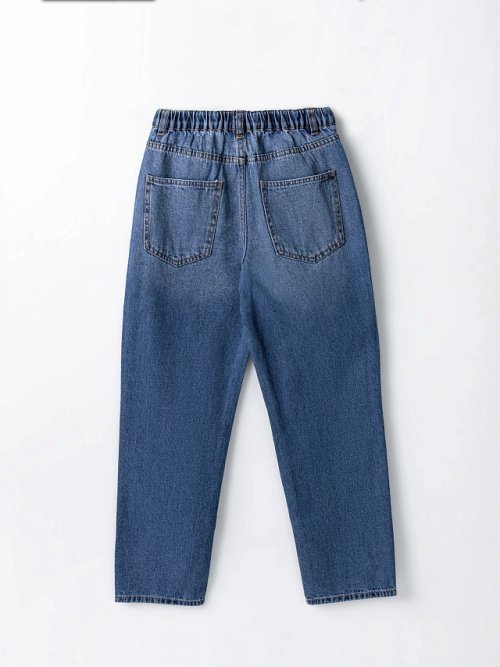 Джинсы для мальчиков Baggy relaxed fit синие, фото 7 из 8