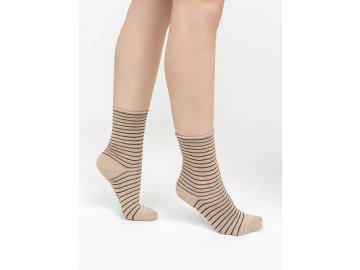 Женские высокие носки без резинки в цвете капучино Марк Формель