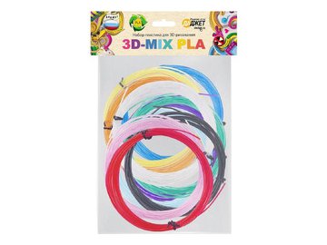 Набор пластика для 3D-рисования Даджет 3D Mix PLA 10 1.75 мм (KIT RU0121PLA)