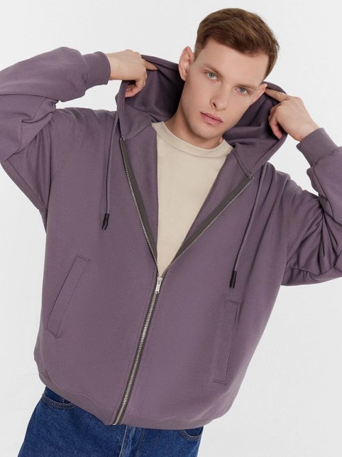 Толстовка мужская серая, фото 1 из 5