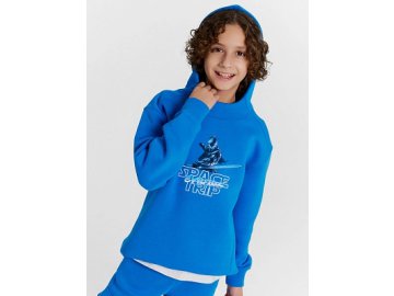 Худи для мальчиков синее с принтом "Space trip" Марк Формель