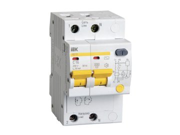 Дифавтомат (АВДТ) IEK АВДТ 34 3P+N C16 30мА тип A