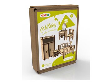 Аксессуары для кукольного домика Woody Спальня 02178 в Мозыре 5 элемент