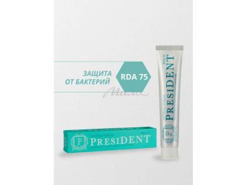 Паста зубная PRESIDENT Antibacterial, 75 г