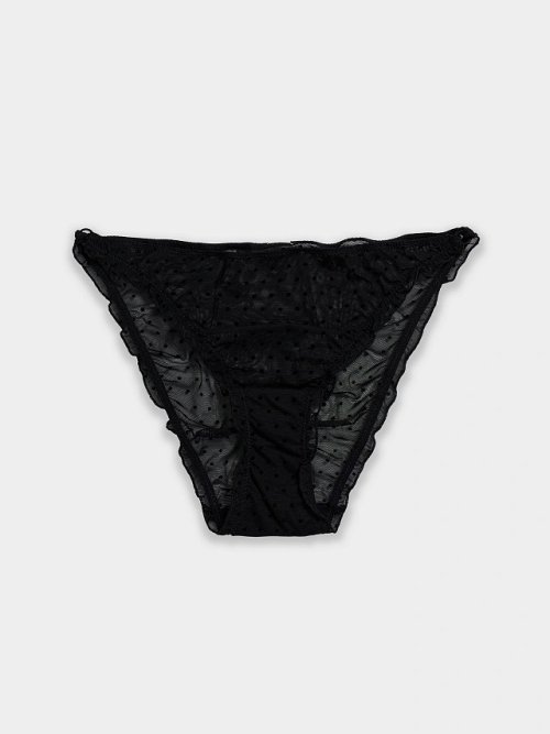 Трусы женские слипы в черном цвете, фото 9 из 9