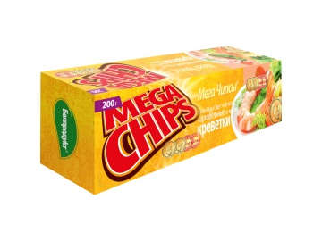 Чипсы "MEGA CHIPS" (креветки) 200г