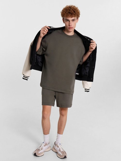 Комплект спортивный мужской хаки (джемпер, шорты), фото 5 из 5