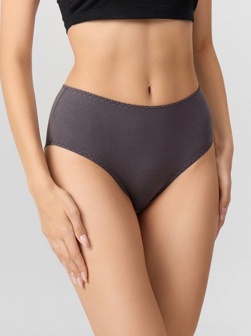 Трусы макси женские серые, фото 2 из 21