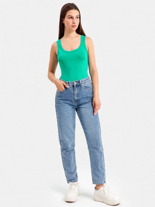 Топ женский зеленого цвета, фото 2 из 4