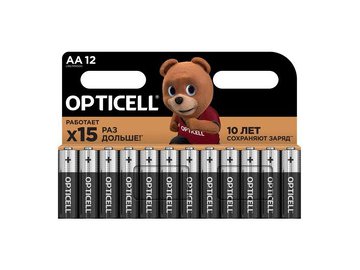 Элемент питания OPTICELL Basic AA LR06 BP12