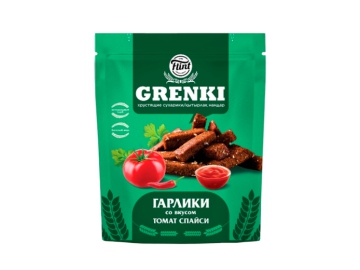 Гренки Flint Гарлики Томат spicy ржаные 90 г пак