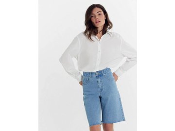 Шорты женские джинсовые в светло-голубом цвете Марк Формель