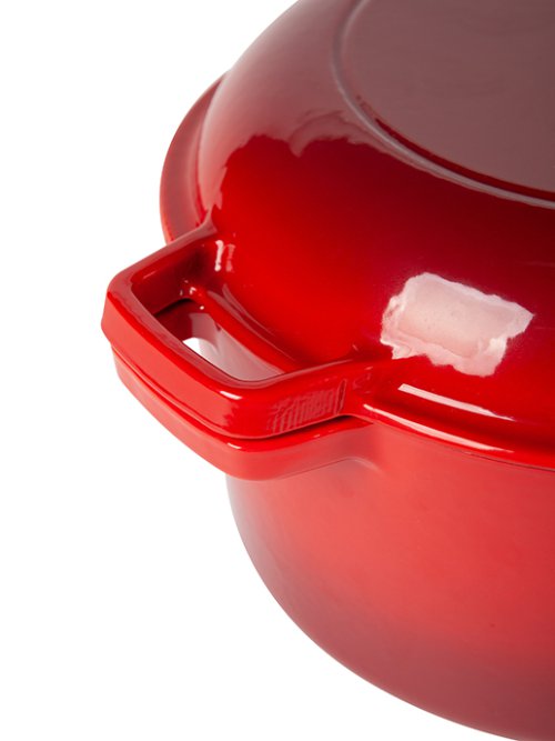 Набор посуды чугунный эмалированный Brazier-1 Max (red), фото 14 из 16