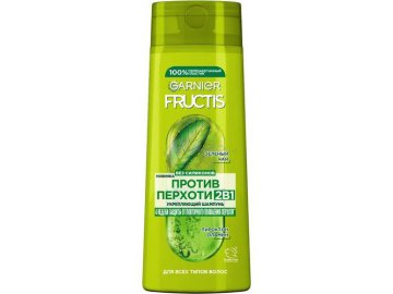 Шампунь для волос FRUCTIS Garnier Против перхоти 2 в 1 укрепляющий, 250 мл Мила