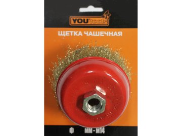 Щетка чаш. провол. ф 85мм хМ14 (д/УШМ,волн.пров) J-9005 YOURTOOLS из каталога Ома