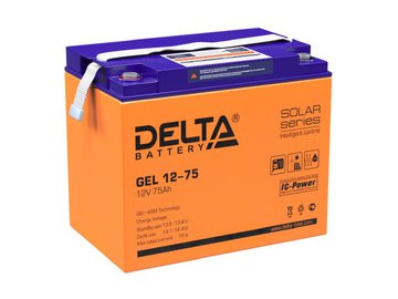 Аккумуляторная батарея DELTA GEL 12-75