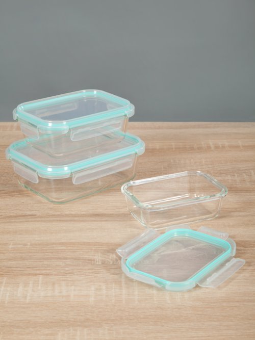 Набор стеклянных контейнеров c крышкой Food jars-1 (5 шт.), фото 9 из 11