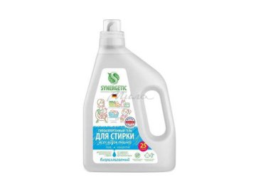 Гель для стирки SYNERGETIC Pure биоразлагаемый концентрированный, 1.5 л