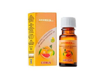 Аромакомпозиция эфирных масел AROMA SAULES Цитрус натуральная, 10 мл