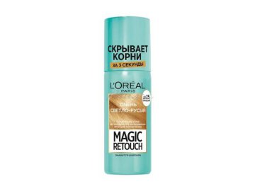 Спрей для волос тонирующий MAGIC RETOUCH, тон Очень светло-русый, для мгновенного закрашивания отросших корней, 75 мл