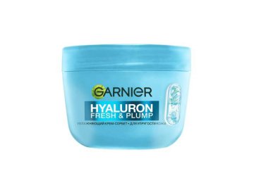 Акции Милы Лида Милая цена - Крем-сорбет для лица GARNIER Hyaluron Fresh&Plump для упругости кожи, 85 мл