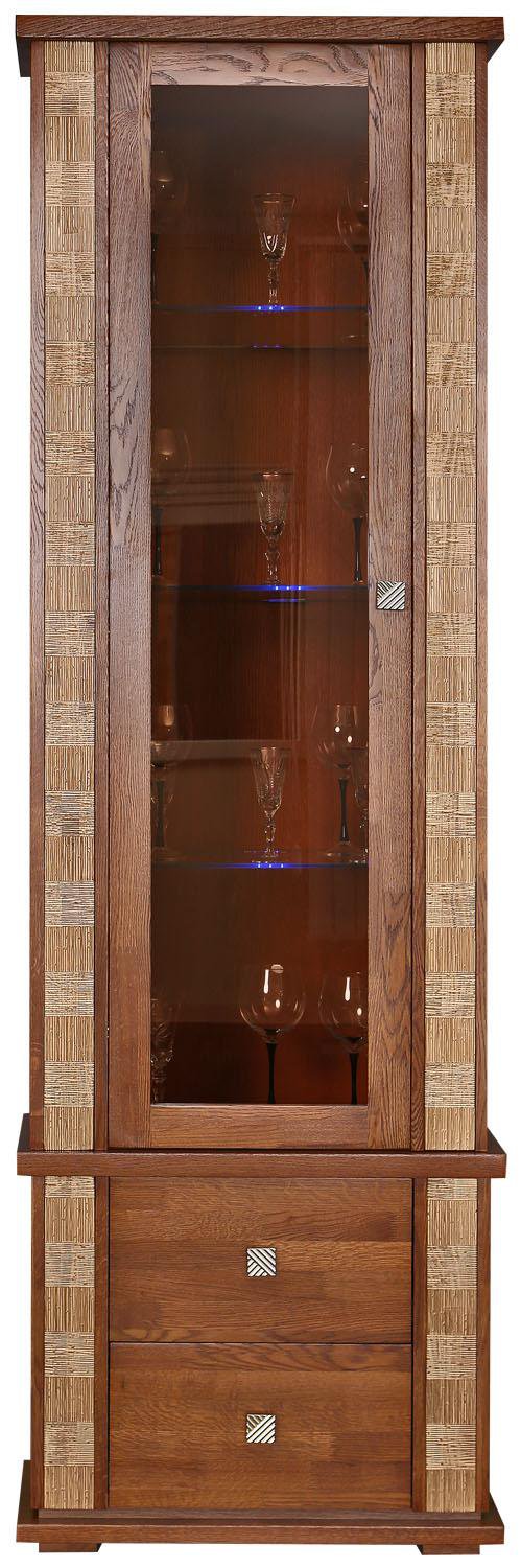 Шкаф с витриной «Тунис» П6.343.0.19-01 (П343.19Ш), фото 2 из 15