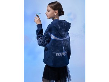 Худи для девочек синее с принтом "Inspiration" Марк Формель