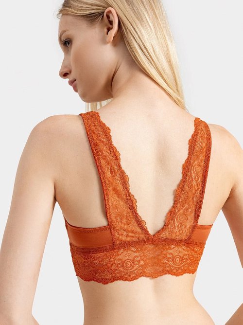 Бюстье женское в карамельно-бежевом оттенке, фото 2 из 9