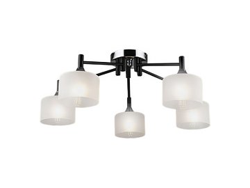 Люстра Aitin-Pro НПБ 02-5x60-102 A4412/5 (черный/хром)