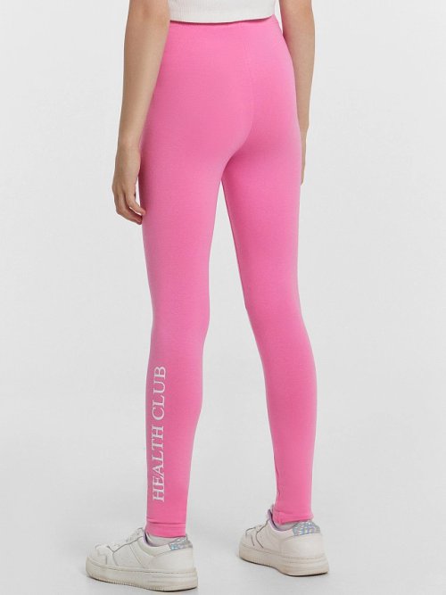 Легинсы для девочек розовые, фото 4 из 6