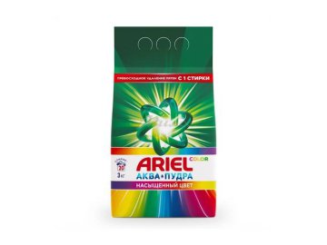 Порошок стиральный ARIEL Color Чистота Deluxe автомат, 3 кг