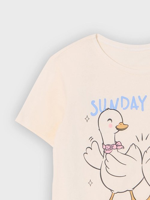 Комплект домашний для девочек с надписью "Sunday mood", фото 7 из 40