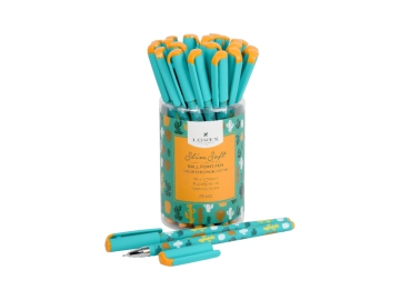 Ручка маслян. LOREX COLOR EXPLOSION.CACTUS серия Slim Soft 0,50 мм синий Корона