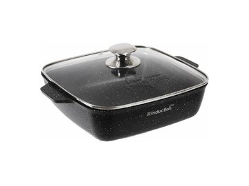Жаровня квадратная Мечта Гранит Induction Pro M38802И  (черный)
