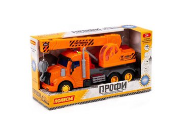 Автомобиль-кран Полесье инерционный Профи 86617