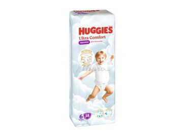 Подгузники-трусики детские одноразовые HUGGIES Ultra Comfort Boy 6 (15-25 кг), 38 шт