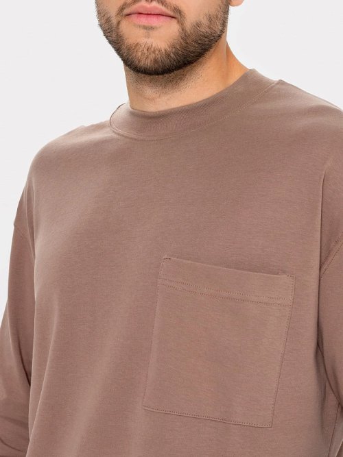 Джемпер мужской в коричневом оттенке, фото 4 из 4