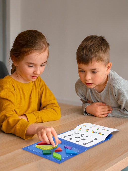 Набор развивающий магнитный «Танграм» Т01, фото 6 из 221