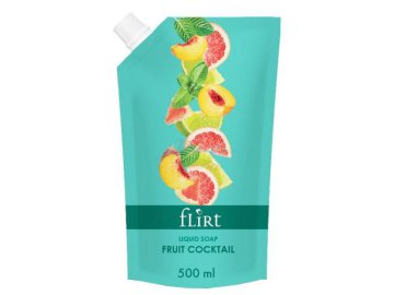 Мыло жидкое FLIRT Fruit Cocktail дой-пак, 500 мл Мила