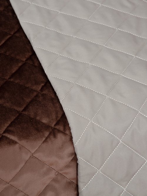 Покрывало стёганое «Империя» 117х200 см (коричневый), фото 22 из 224