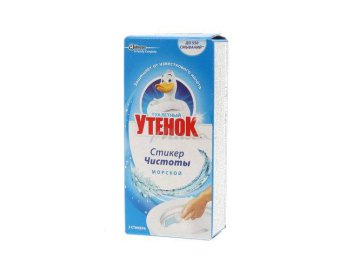 Мила акции Барань - Стикер чистоты ТУАЛЕТНЫЙ УТЕНОК Морской, 40 г
