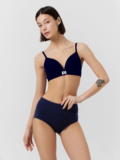 Трусы макси женские синие, фото 1 из 24