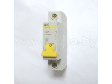 Выключатель автоматический IEK ВА47-29 1P C 32А 4,5кА