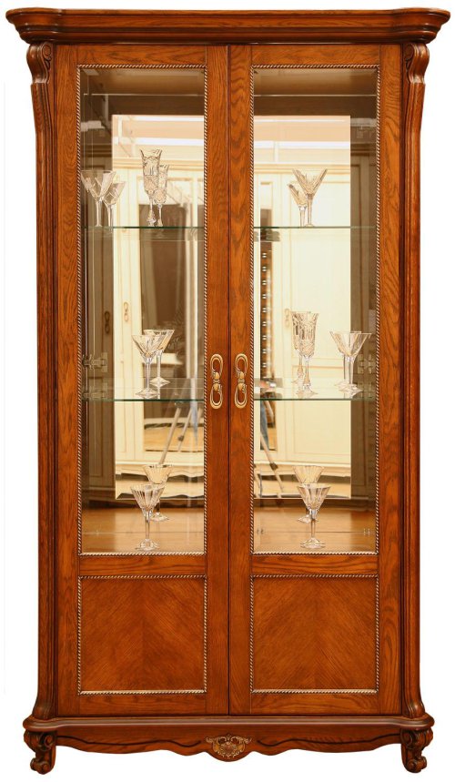 Шкаф с витриной «Алези» П1.350.0.19 (П350.19), фото 2 из 6