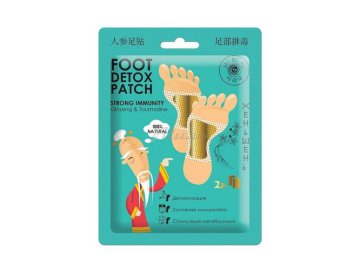Детокс-патчи для ног MI-RI-NE с женьшенем, 2 шт