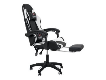 Игровое кресло Calviano 1590 (PU, черный/белый)