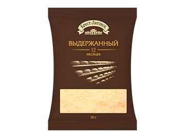 Сыр Брест-Литовск Выдержанный тертый 45% 50 г