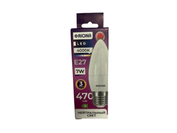 Лампа светодиодная TOSHIBA Candle 7W 3000K E14 на акции в магазинах Корона